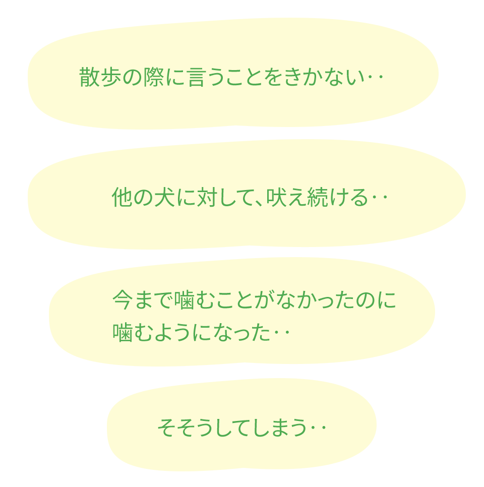 しつけについてのお困りごと